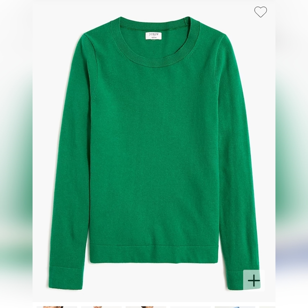 J.Crew Cotton-wool blend Teddie sweater medium